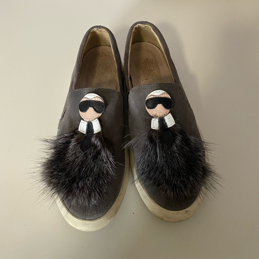 Suede shoes
